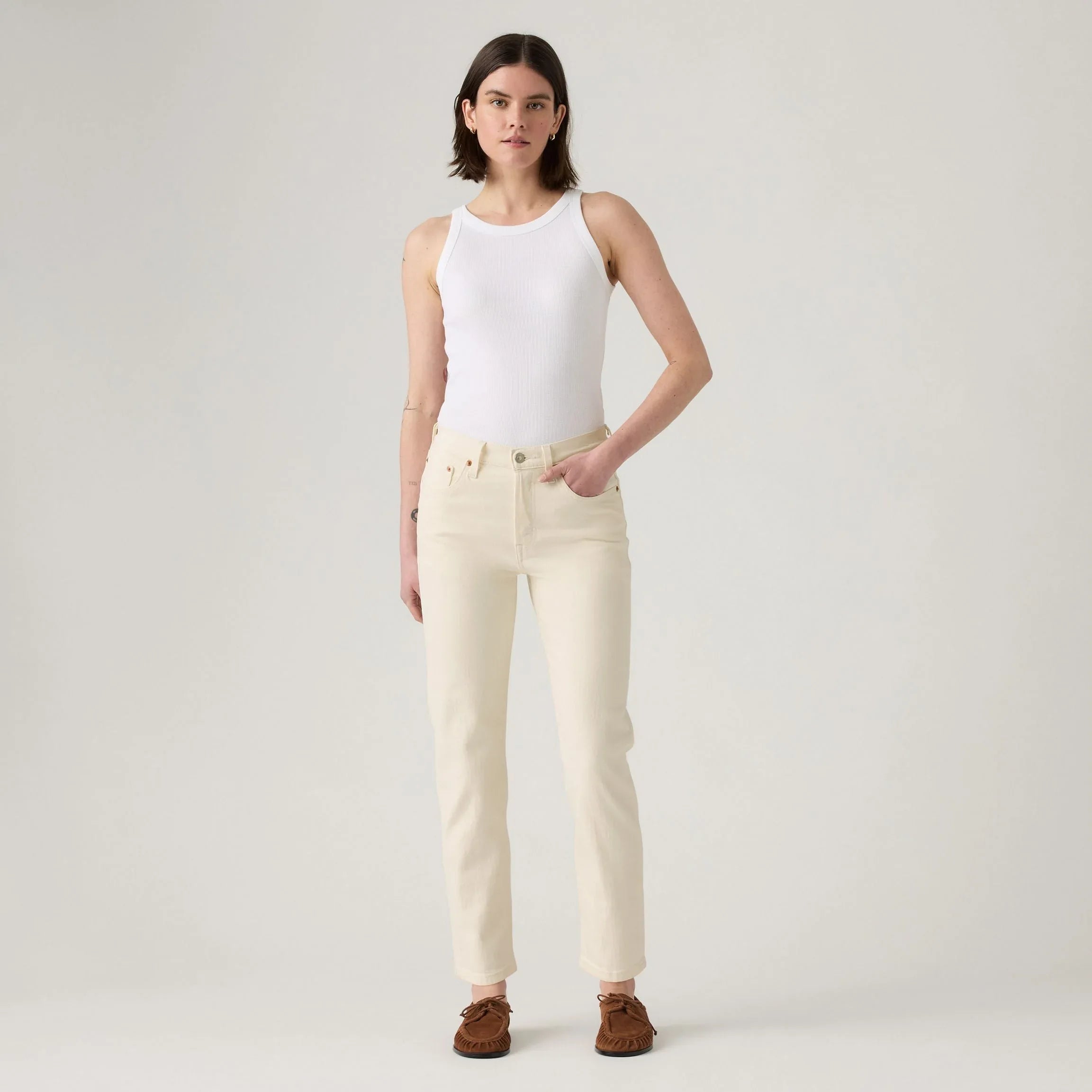 Levi's Women's 501® Original Straight Crop Jeans with Comfort Stretch - Gomix Brands Outlet